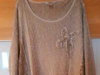 Heine - Beige Tunika, in Gr. 48,  mit Pajetten Rheinland-Pfalz - Budenheim Vorschau