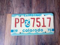 Nummernschild Colorado USA - 1975 Hessen - Spangenberg Vorschau