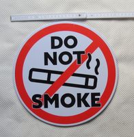 Blechschild Metallschild d = 30 cm Do not smoke - NEU Niedersachsen - Rehburg-Loccum Vorschau