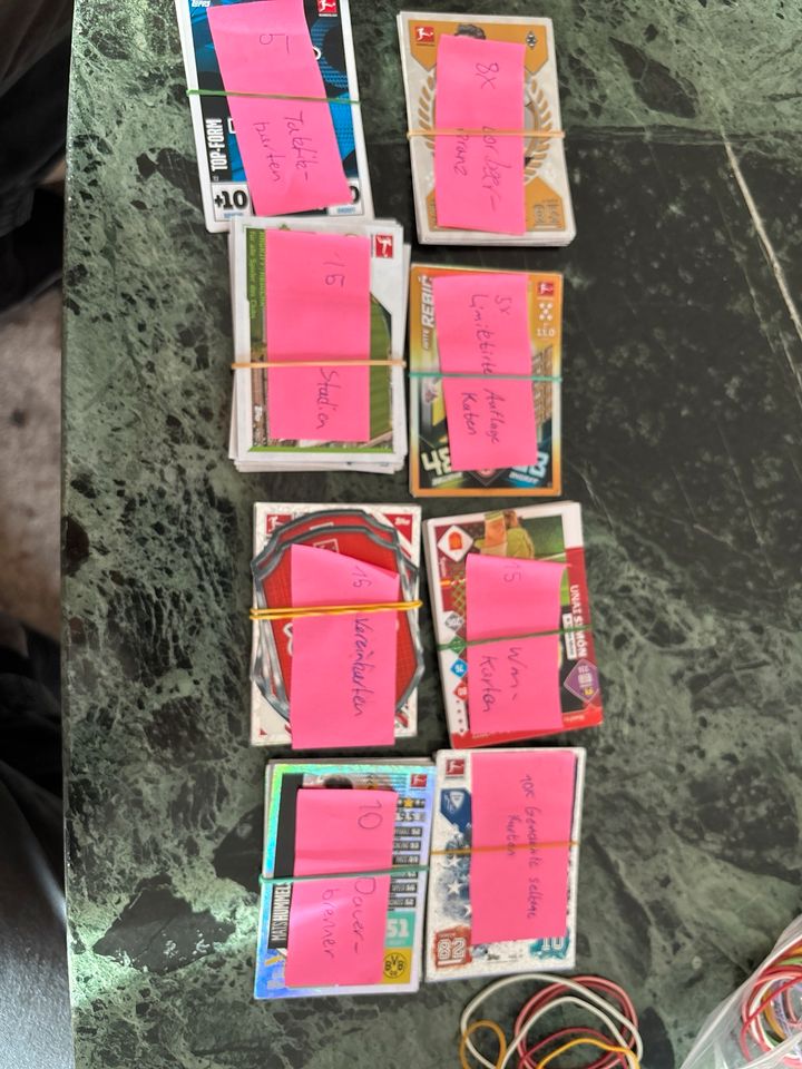 Match Attax Karten alle Vb in Hünfeld