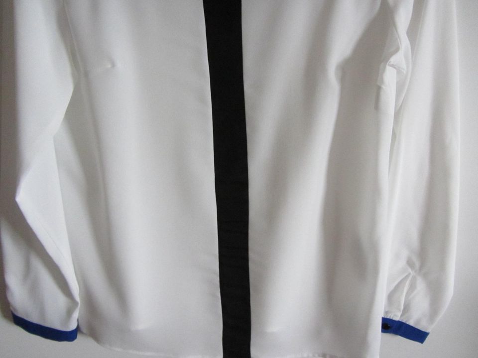 Bluse von Koton Gr. 42, creme-weiß, Langarmbluse in Wadgassen