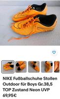 Nike Fußball Schuhe Stollen Gr.38,5 Neon wNeu UVP 69,95€ Leipzig - Grünau-Ost Vorschau