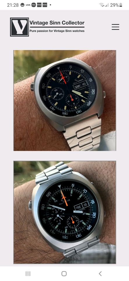 Sinn Weltraumchrono 140/142 in Holzkirchen