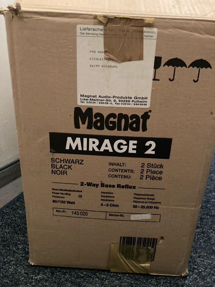 2 Regalboxen Magnat Mirage in München