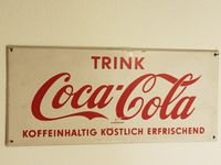 Gebr. antikes Coca Cola Schild, Blech, für Vendo Getränkeautomat Frankfurt am Main - Berkersheim Vorschau