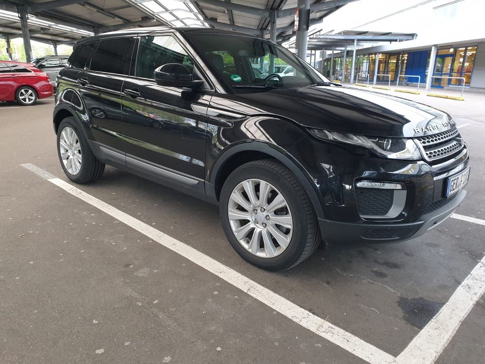 Range Rover Evoque+Panorama+Lader+Navi+Camira+Voll Option in Wörth am Rhein