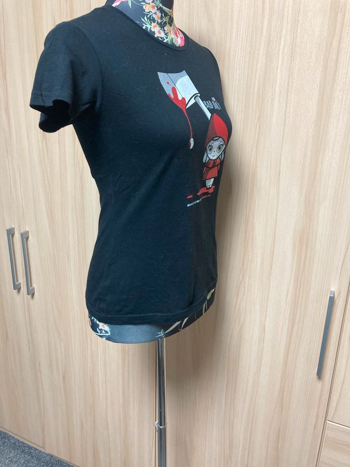 EMP Damen T-Shirt, Bad day, Größe M also 38, schwarz in Burgbrohl