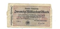 Banknote Deutsche Reichsbahn , 20 Milliarden Mark 18.Oktober 1923 Mecklenburg-Vorpommern - Samtens Vorschau