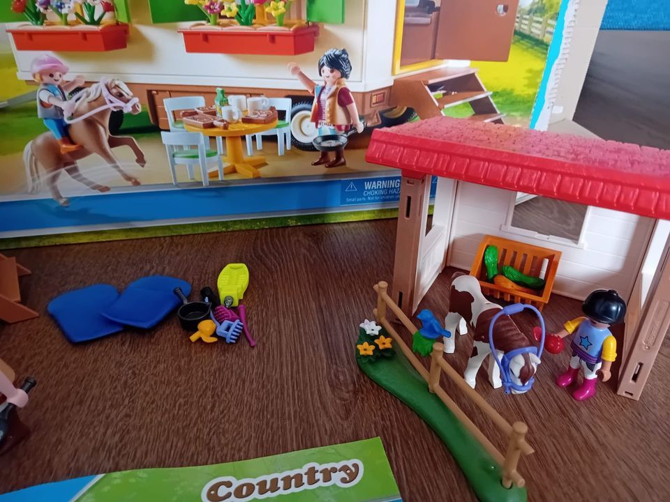 Playmobil Country 70510 Pferde Camp Übernachtungswagen vollständ in Schönaich