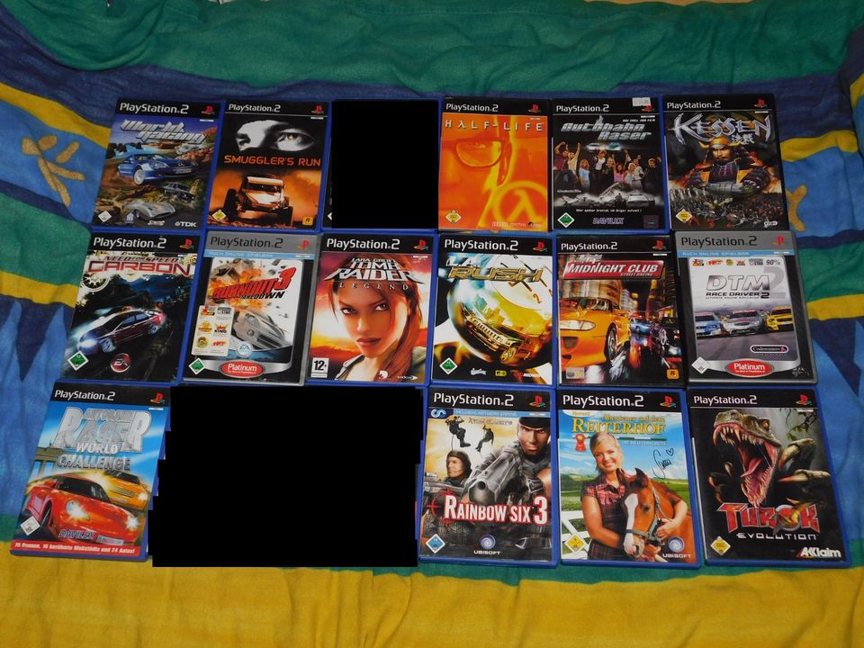 Ich löse meine große PlayStation2 PS2 Spiele Sammlung auf in Berlin