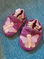 Hobea / Babice Baby Leder Krabbelschuhe 16/17 mit Schmetterlingen Hessen - Hüttenberg Vorschau