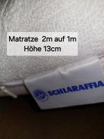 Matratze  Schlaraffia,  Höhe 13cm   2m auf 1m Bayern - Königsbrunn Vorschau