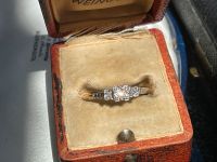 Art Deco Ring, 18 ct Gold, Platin, Diamanten aus England Baden-Württemberg - Freiburg im Breisgau Vorschau