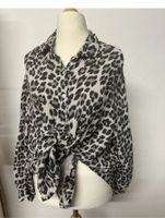 Damen Leo Leopard Musselin Print Baumwolle Bluse Hemd m l xl Hessen - Groß-Gerau Vorschau