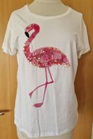 RICH & ROYAL T-Shirt weiß mit Flamingo Gr. M - sehr gut erhalten Nordrhein-Westfalen - Leverkusen Vorschau
