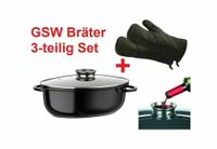 NEU GSW Bräter Set Oval XL 8,5L Aluguss + Glasdeckel Aromaknopf Hessen - Riedstadt Vorschau