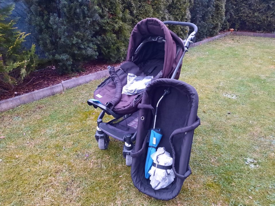 Teutonia Kinderwagen mit viel Zubehör + Maxi-Cosi-Adapter in Wendelstein