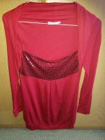 NEU Damen Shirt Bluse 38 40 42 rot M festlich Pailetten Bolero Bochum - Bochum-Süd Vorschau