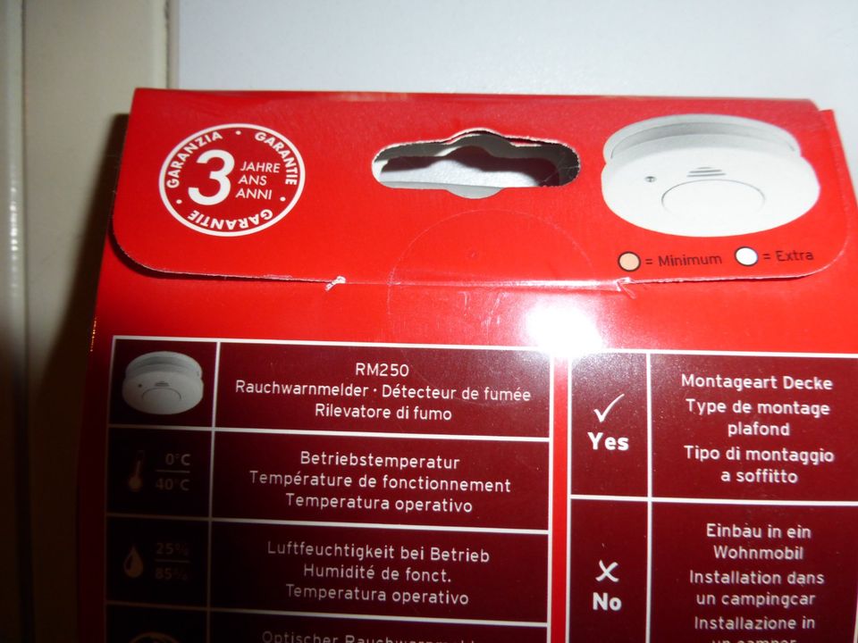 neu Rauchwarnmelder Rauchmelder RM250 smartwares inkl. Batterie in Vilsbiburg