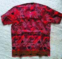 Kurzarm-Hemd, rot/orange/braun/schwarz, "African Style", L/XL Pankow - Prenzlauer Berg Vorschau