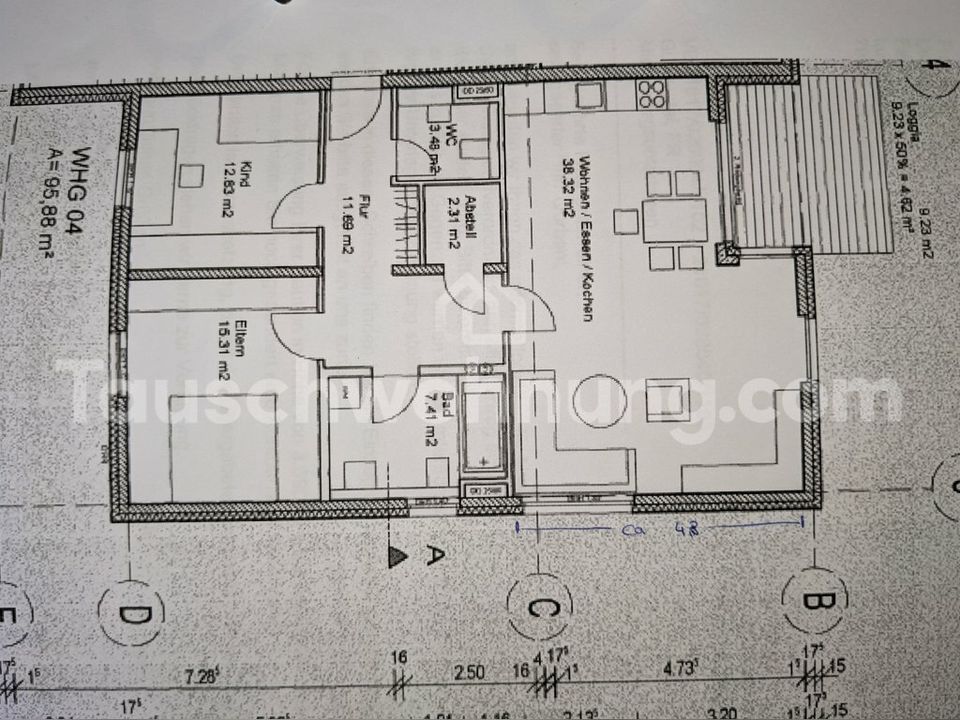 [TAUSCHWOHNUNG] Moderne 3-Zimmer Whg in Günterstal mit Garten und Aufzug in Freiburg im Breisgau