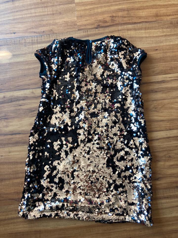 Paillettenkleid / langarmiges schickes Kleid Mädchen in Wilsdruff