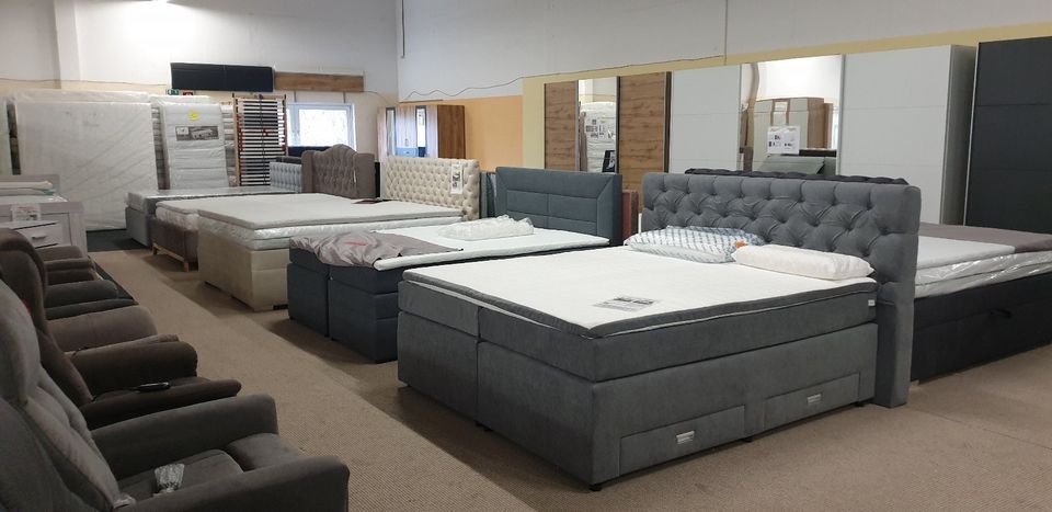 ⭐️ Boxspringbett 140/160/180 x 200 cm Komfort Polster Bett Bettkasten Matratze Topper in Wismar