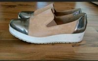 Ballerinas/Slipper Gr.42 Beige/Silber❤ Marke Drievolt Saarland - Saarlouis Vorschau