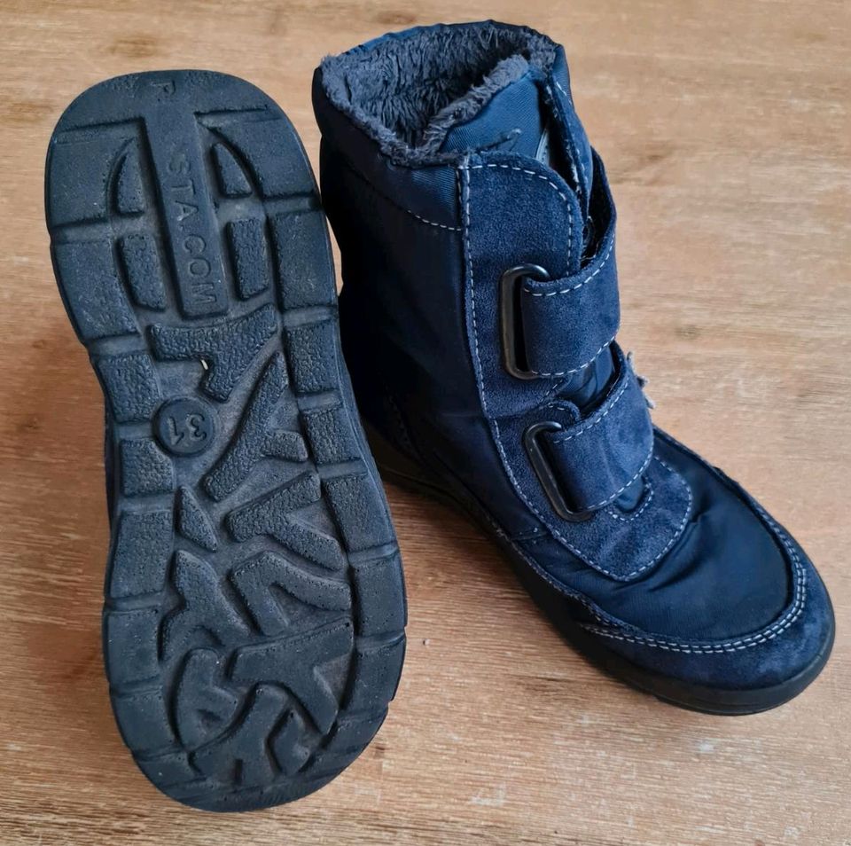 blaue Ricosta Winterstiefel/ Stiefel (getragen) Gr.31 in Seth Holstein