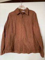 leichte Wildleder Jacke braun Gr. 44 Neuwertige Weste Saarland - Quierschied Vorschau