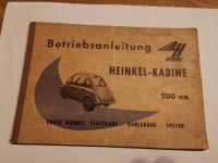 Betriebsanleitung Heinkel Kabine 200ccm Schleswig-Holstein - Gülzow Vorschau