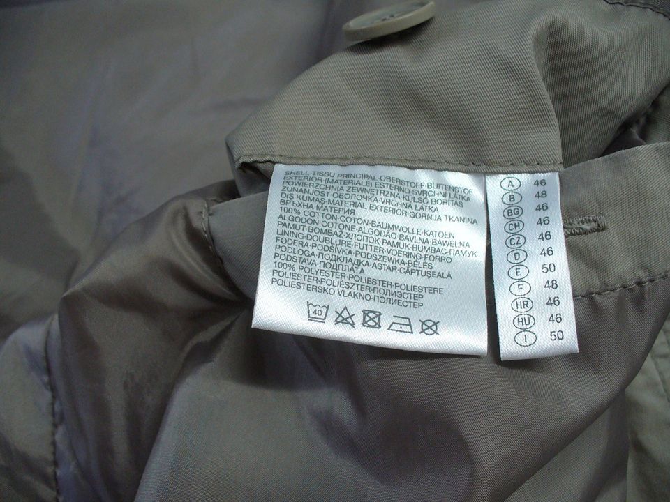 Long-Jacke Größe 46 (XL/XXL) v. Yessica (C&A) (Parka-Style) Taupe in Bernau