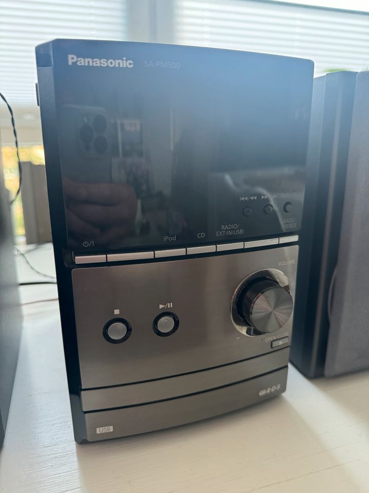 Musikanlage Panasonic SB-PM500 mit Boxen und Fernbedienung in Wuppertal