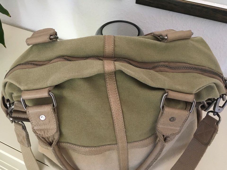 SCHUHTZENGEL/ Tasche/ Leder &Canvas, kurzer und langer Trager in Köln