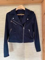 Vero Moda Jacke Bikerjacke Übergangsjacke blau Velours Größe S/36 Nordrhein-Westfalen - Wenden Vorschau