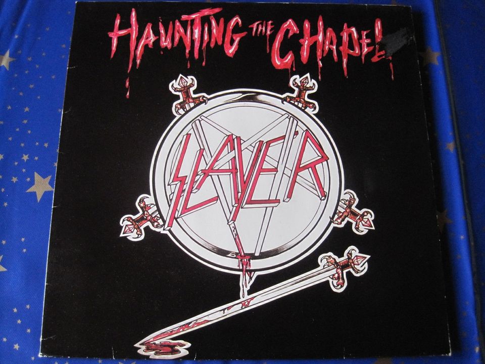 Slayer Orig. LPs Hell Awaits, Show No Mercy, Haunting The Chapel in Kraichtal