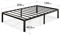 Zinus Metall Bett Gestell 100x200 cm Höhe 41cm Niedersachsen - Fredenbeck Vorschau