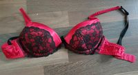 Spitze BH schwarz rot Satin H&M 75A Vahrenwald-List - List Vorschau