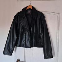 Kunstleder Blazer oversized, Primark, Damen, Gr. M,  schwarz Bayern - Kösching Vorschau