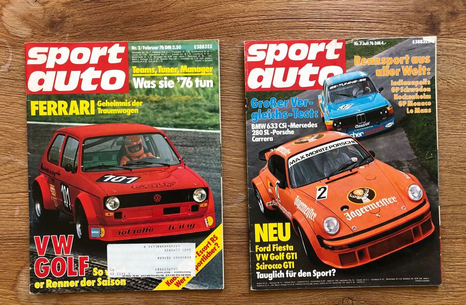 sport auto Hefte 1974 - 1984 / Tuning & Motorsport in München