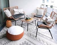 Lounge set 4-tlg. Balkon/ Garten- möbel acamp Boho Baden-Württemberg - Rheinfelden (Baden) Vorschau