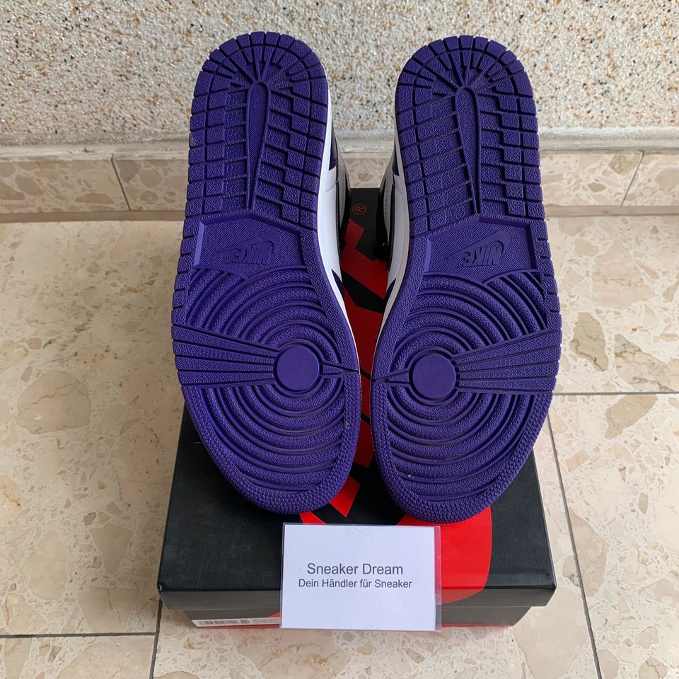Nike Air Jordan 1 Court Purple 40.5 Händler ✅ in Gelsenkirchen