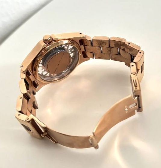 Marc Jacobs Uhr Henry Skeleton rosegold neu Batterie in Gifhorn