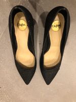 Buffalo | Highheels | schwarz | Glitzer | Gr. 39 Hessen - Oestrich-Winkel Vorschau