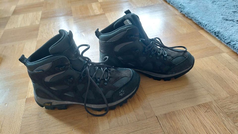 Jack Wolfskin Wanderschuhe Damen/Herren Gr.40 schwarz/grau in Mering