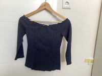 Review off the shoulder Oberteil dunkelgrau Nordrhein-Westfalen - Dorsten Vorschau
