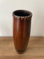 Vase afrikanisch Style Holzvase mit Rattan Leipzig - Altlindenau Vorschau