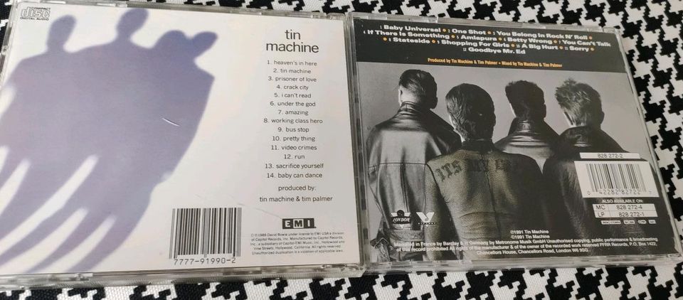 2x TIN MACHINE CDs David Bowie "I&II" in Leverkusen