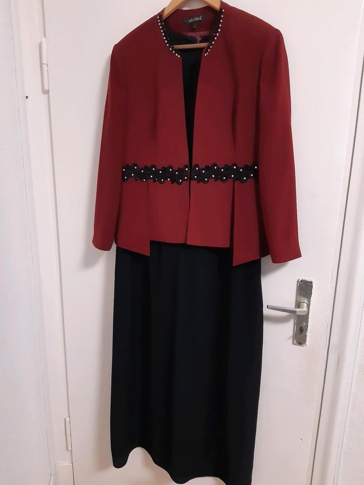 Neuw. 2tlg. Damen Abendkleid Ballkleid Übergröße Gr. 46-48 in Gronau (Westfalen)
