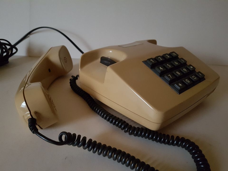 Post Telefon Tasten 01 LX beige 3/91 TAE-Stecker MFV eingestellt in Burgstädt